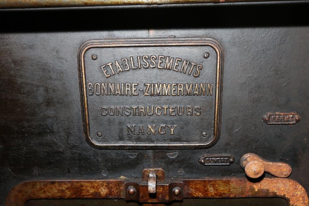 Ligne Maginot - HEIDENBUCKEL - (Abri) - Plaque constructeur de la cuisinière - GRASSER Michel