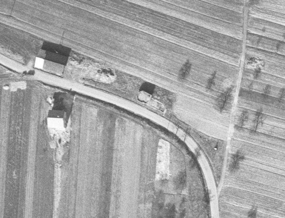 Ligne Maginot - SPICHEREN (MF DE) - (Poste GRM - Maison Forte) - Avant transformation en chapelle - IGN - Géoportail 1961