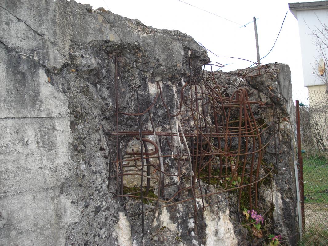 Ligne Maginot - 220 - WADELINCOURT NORD-EST - (Blockhaus pour canon) - Éclats 88mm - R Tucker
