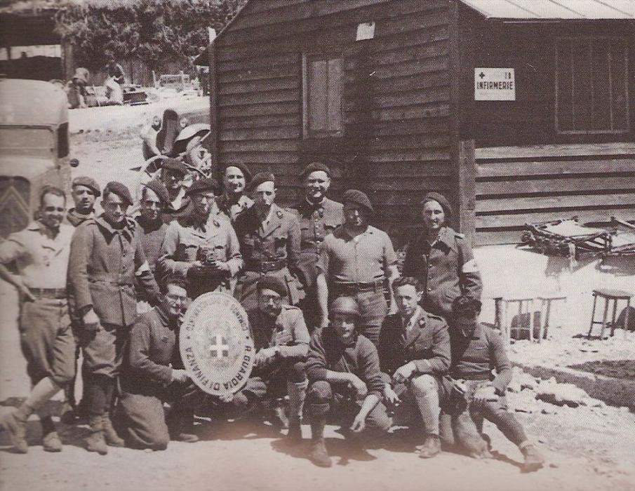 Ligne Maginot - Infirmerie col de braus - Photo de groupe de l'infirmerie du Col de Braus - Inconnu