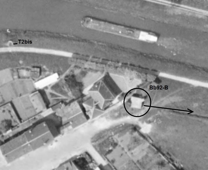 Ligne Maginot - 305 - GLAIRE EST - (Blockhaus pour arme infanterie) - Le même en 1955 - IGN - Géoportail 1955