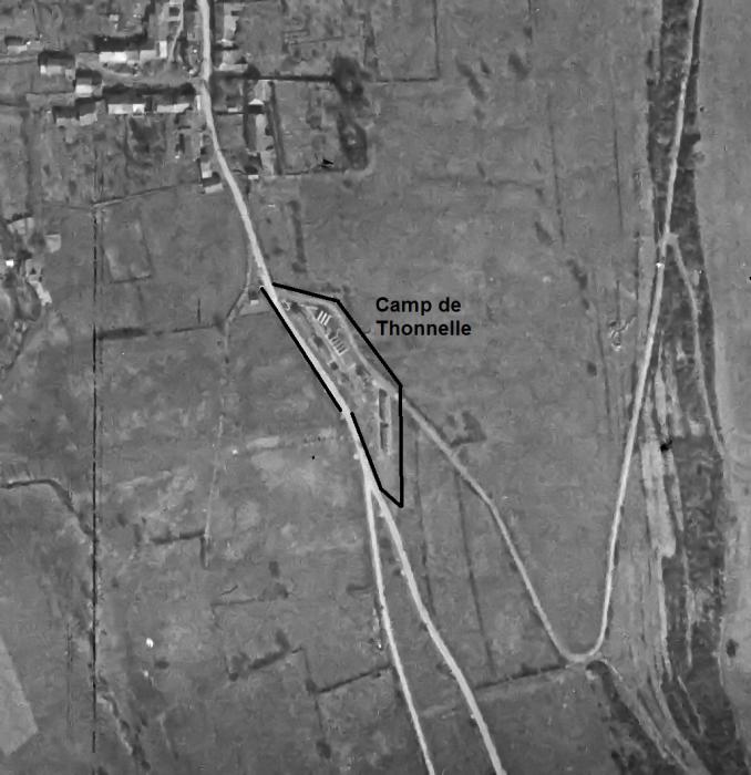 Ligne Maginot - THONNELLE - (Camp de sureté) -  - IGN - Géoportail 1940