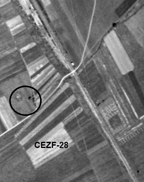 Ligne Maginot - CEZF-28 - La SARTE (Casemate d'infanterie - double) -  - IGN - Géoportail 1950