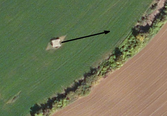 Ligne Maginot - A22 - (Blockhaus pour canon) - Vue satellite - Bing Sat