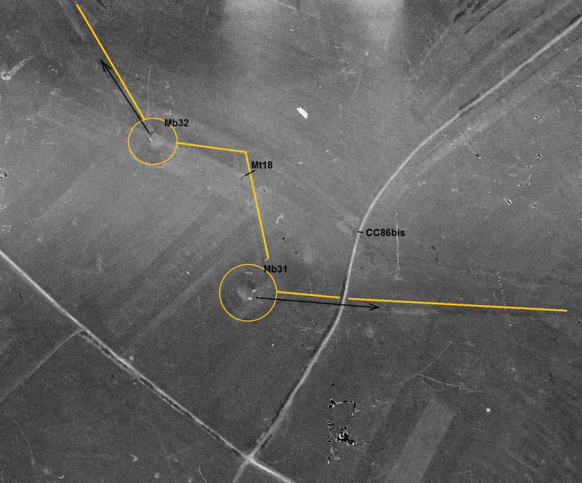 Ligne Maginot - Blockhaus Mb31 - Photo en Mars 1940 - IGN - Géoportail 1940
