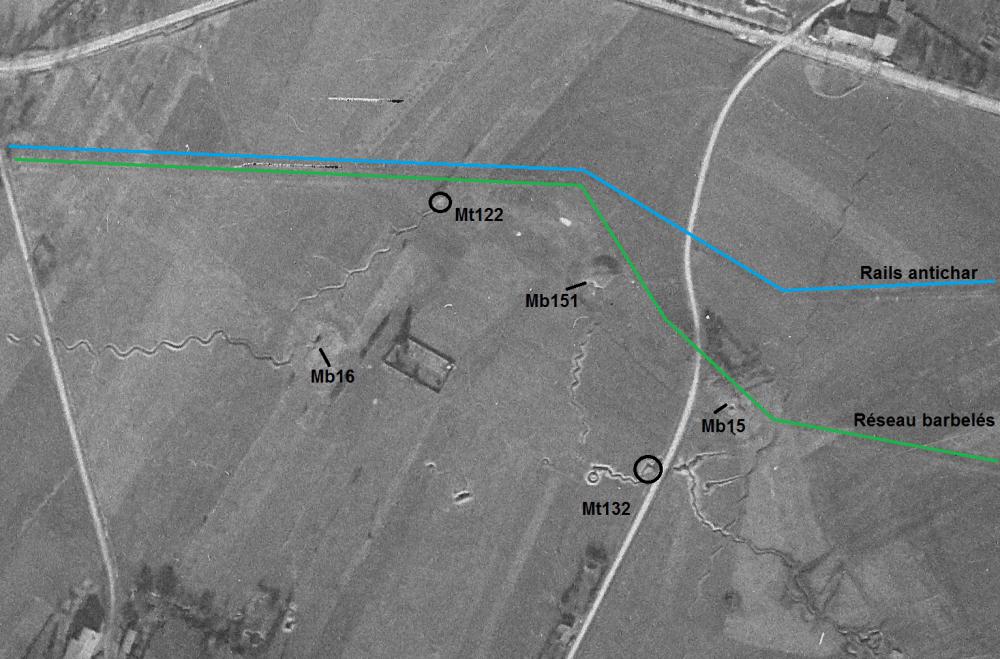 Ligne Maginot - MT121 - (Cuve pour arme d'infanterie) -  - IGN - Géoportail 1940