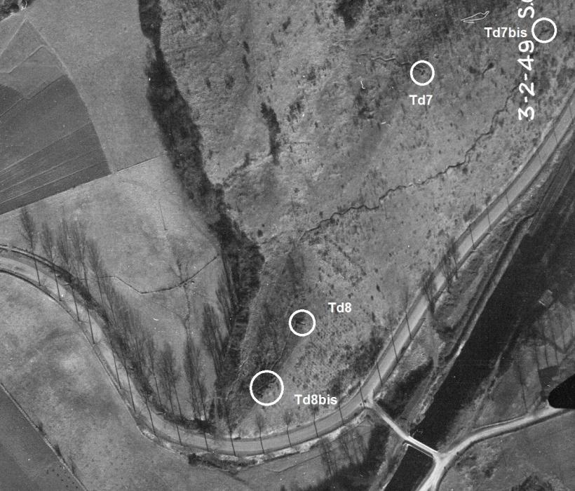 Ligne Maginot - Blockhaus Td7 à 8 bis -  - IGN