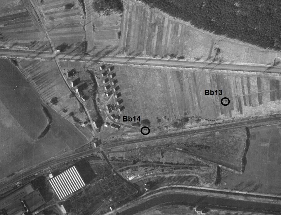 Ligne Maginot - BB13 - LA MERIVIERE - (Blockhaus pour arme infanterie) -  - IGN - Géoportail 1949