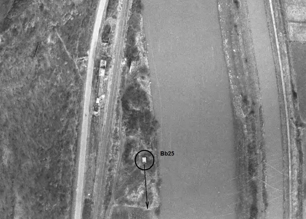 Ligne Maginot - BB25 - FOND DE CLERIVAUX - (Blockhaus pour arme infanterie) -  - IGN - Géoportail 1961