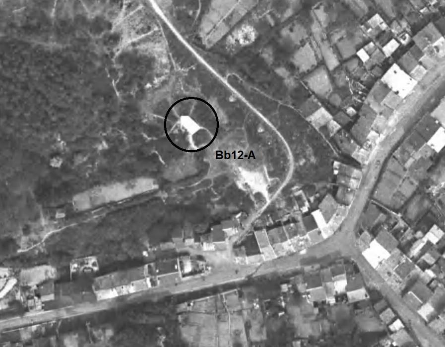Ligne Maginot - BB12-A - BRAUX OUEST - (Blockhaus pour canon) -  - IGN