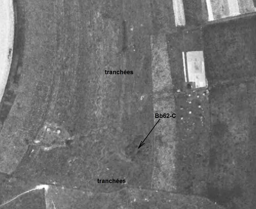 Ligne Maginot - Bb62-C - Les SEPTIERS Sud (Blockhaus de type indéterminé) -  - IGN - Géoportail 1960