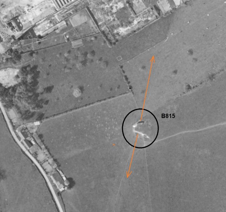 Ligne Maginot - B815 - LA FILATURE - (Blockhaus pour canon) -  - IGN