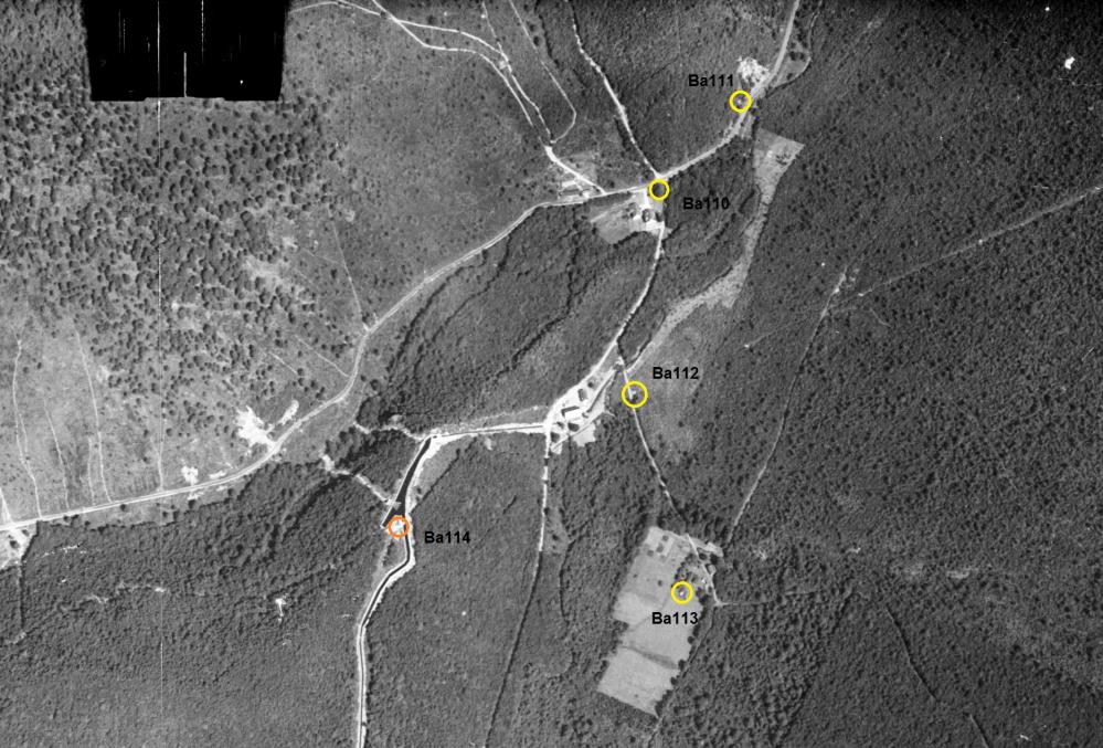 Ligne Maginot - BA111 - ROUTE DE REVIN 8 - (Blockhaus de type indéterminé) -  - IGN - Géoportail 1949