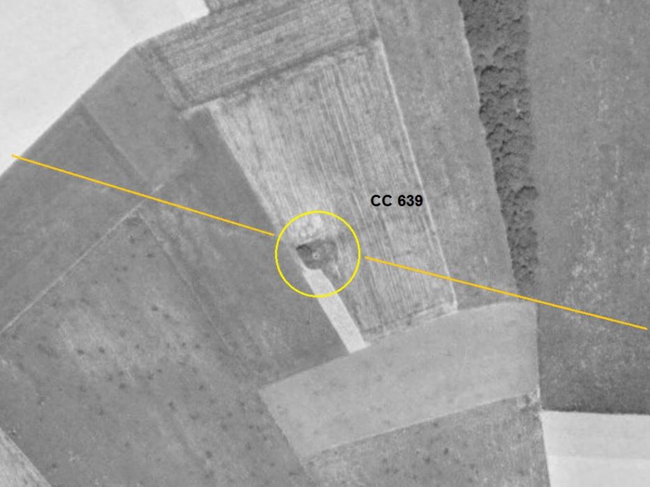 Ligne Maginot - 21 - (Chambre de coupure) -  - IGN - Géoportail 1950