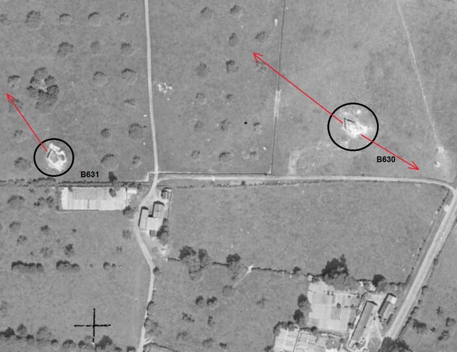 Ligne Maginot - B631 - FAUBOURG DE MONS OUEST - (Blockhaus pour canon) -  - IGN - Géoportail 1950
