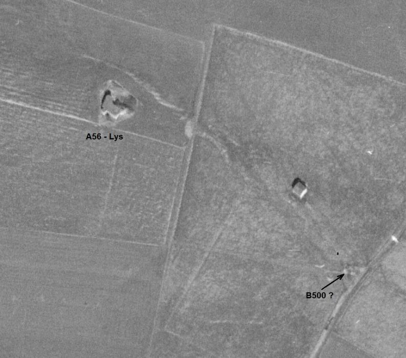 Ligne Maginot - A56 - LE LYS - (Blockhaus lourd type STG / STG-FCR - Double) -  - IGN - Géoportail 1963