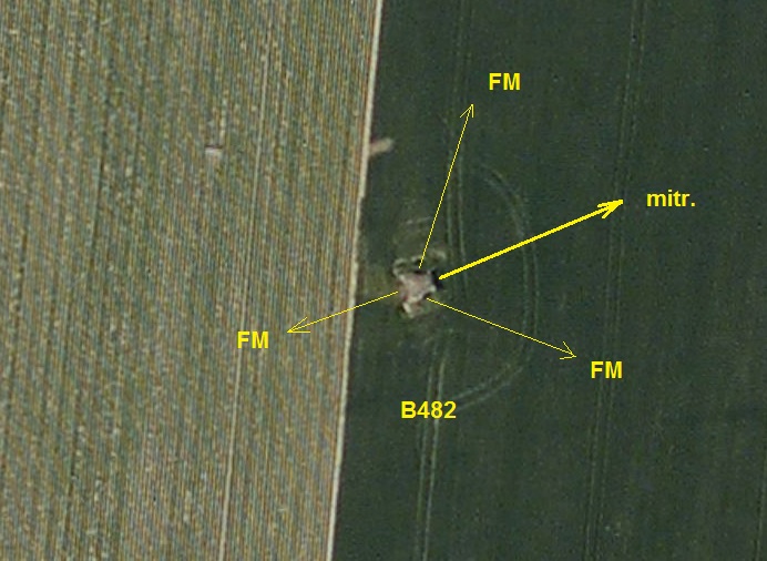 Ligne Maginot - B482 - SAINT DRUON (PDS) - (Abri actif) - Vu de l'espace. - Bing Sat