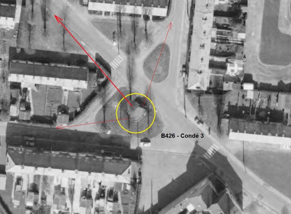 Ligne Maginot - B426 - CONDE 3 - (Blockhaus pour canon) -  - IGN