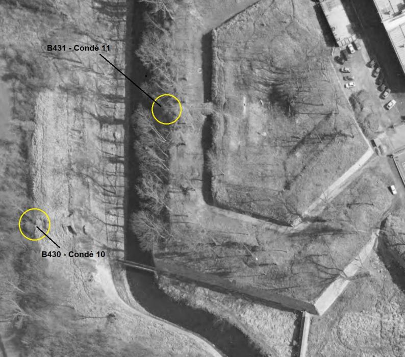 Ligne Maginot - B430 - CONDE 10 (Blockhaus pour arme infanterie) -  - IGN - Géoportail 1990