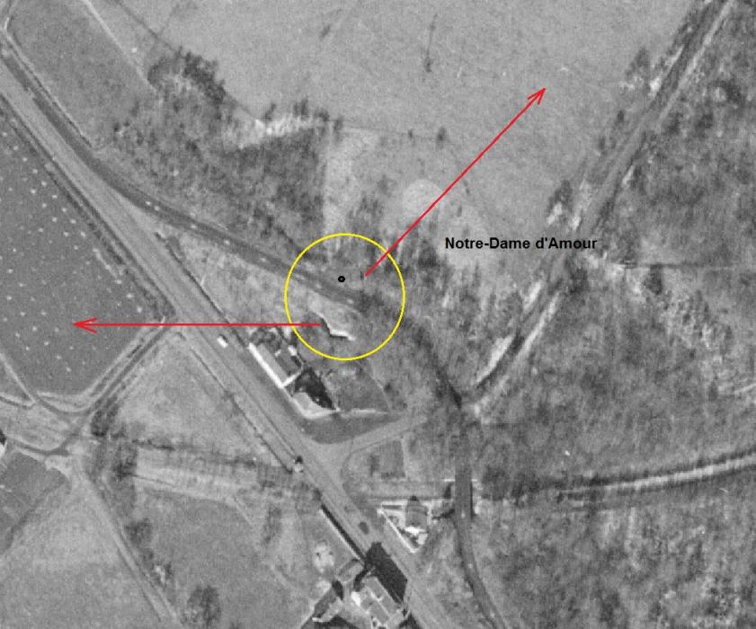 Ligne Maginot - NOTRE DAME D'AMOUR - C1 - (Casemate d'infanterie - double) -  - IGN