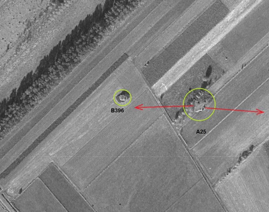 Ligne Maginot - RODIGNIES EST - (Casemate d'infanterie - Double) -  - IGN - Géoportail 1967