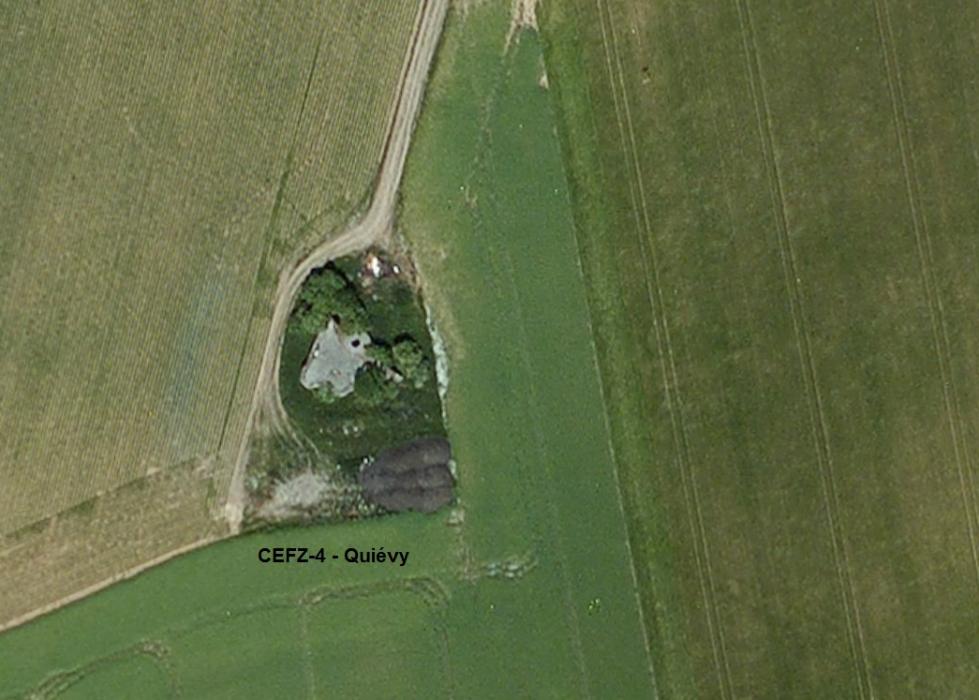 Ligne Maginot - CEZF-4 - QUIEVY - (Blockhaus lourd type STG / STG-FCR - Double) -  - Bing Sat