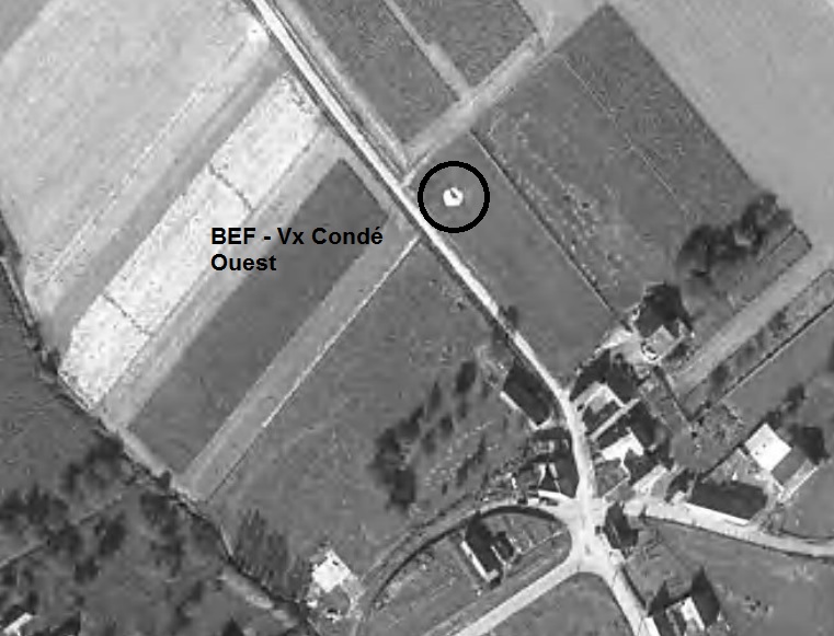 Ligne Maginot - BEF 669 - VIEUX CONDE OUEST - (Blockhaus pour arme infanterie) -  - IGN - Géoportail 1967
