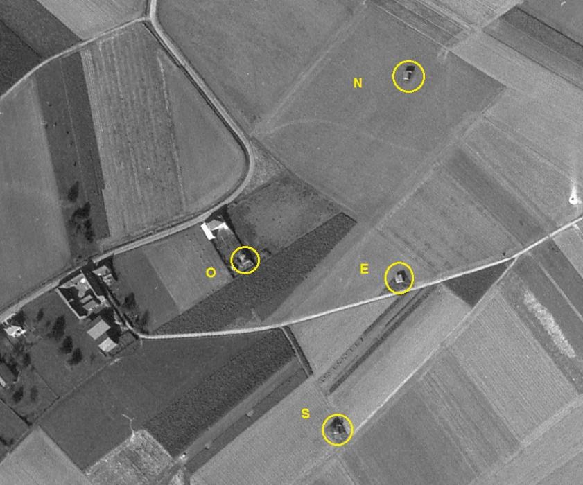 Ligne Maginot - BEF 567 - DIEU GIBLOT NORD - (Blockhaus pour arme infanterie) -  - IGN - Géoportail 1967