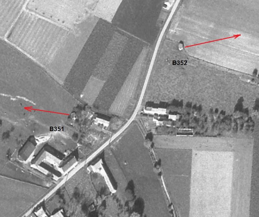 Ligne Maginot - B351 - LANNAY Sud - (Blockhaus pour arme infanterie) -  - IGN - Géoportail 1967