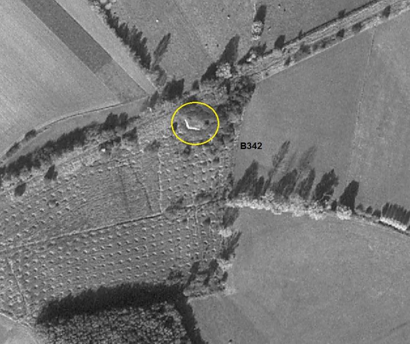 Ligne Maginot - B342 - MARAIS de BERCU (Blockhaus pour canon) -  - IGN