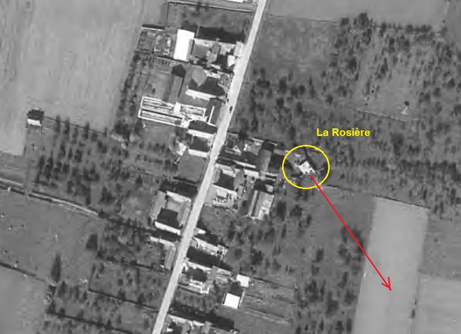 Ligne Maginot - BEF 651 - LA ROSIERE - (Casemate d'artillerie) -  - IGN - Géoportail 1967