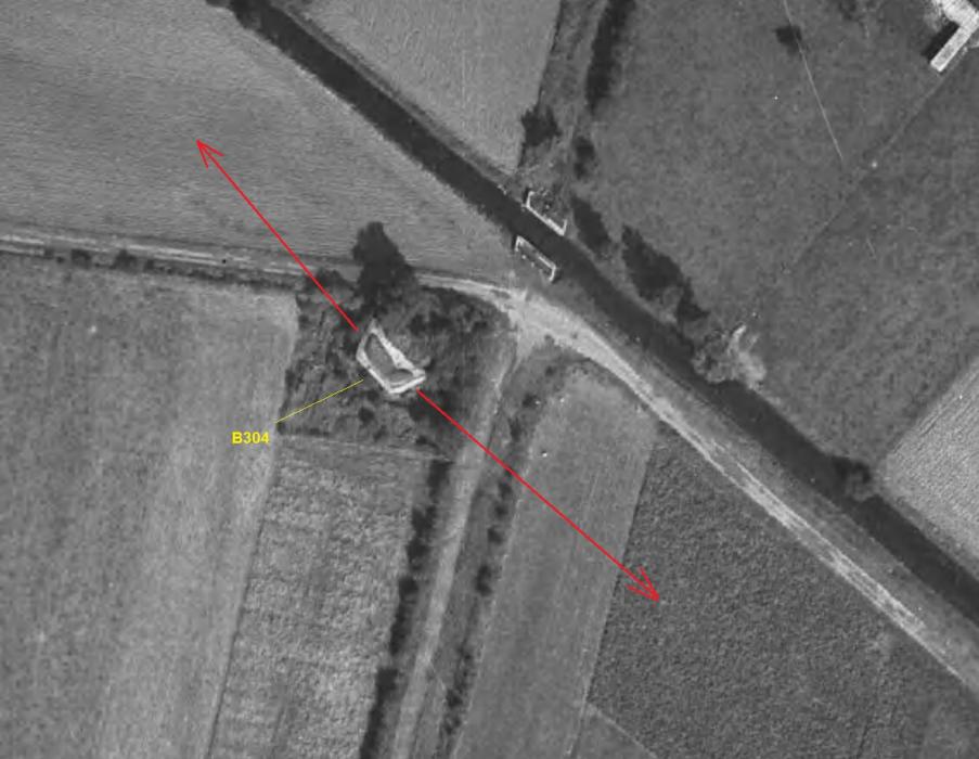 Ligne Maginot - B304 - PETIT MARAIS - (Blockhaus pour canon) -  - IGN - Géoportail 1962