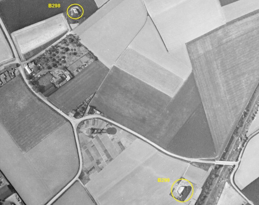 Ligne Maginot - B299 - La VALLEE - (Blockhaus pour canon) -  - IGN - Géoportail 1951