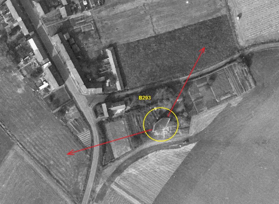 Ligne Maginot - B293 - Le FRESNOY - (Blockhaus pour canon) -  - IGN - Géoportail 1965