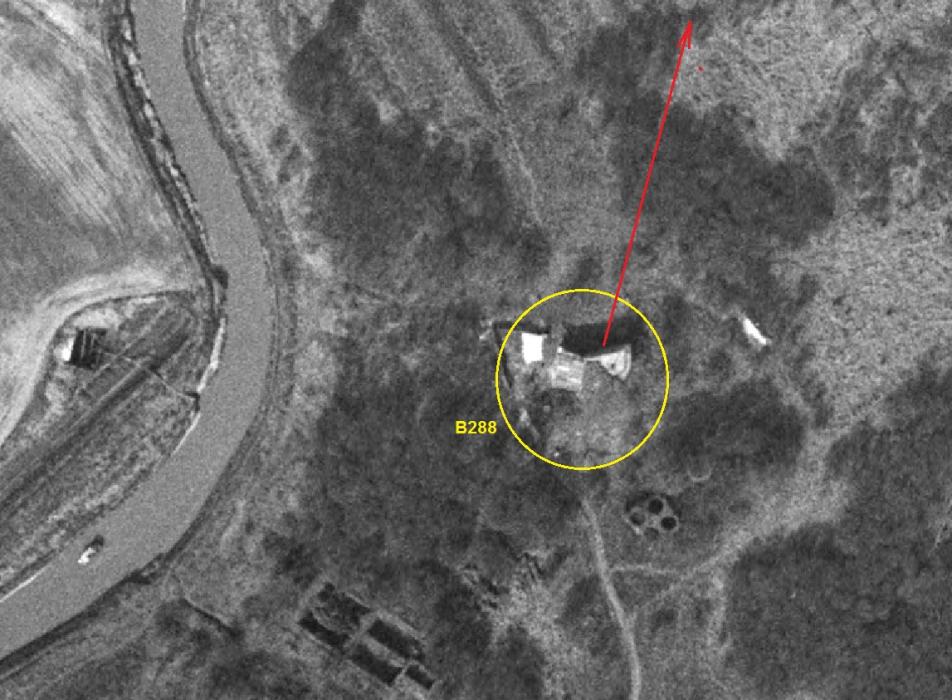 Ligne Maginot - B288 - Le CANAL - (Blockhaus pour canon) -  - IGN - Géoportail 1965