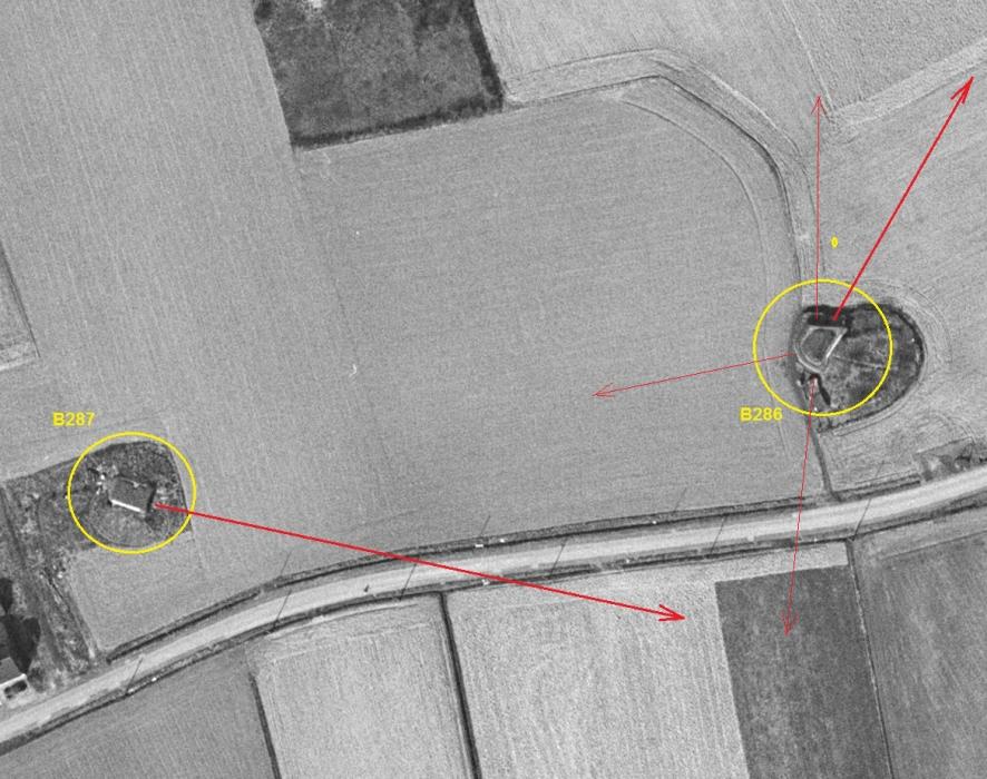 Ligne Maginot - B287 - GRIMONPONT SUD - (Blockhaus pour canon) -  - IGN - Géoportail 1965