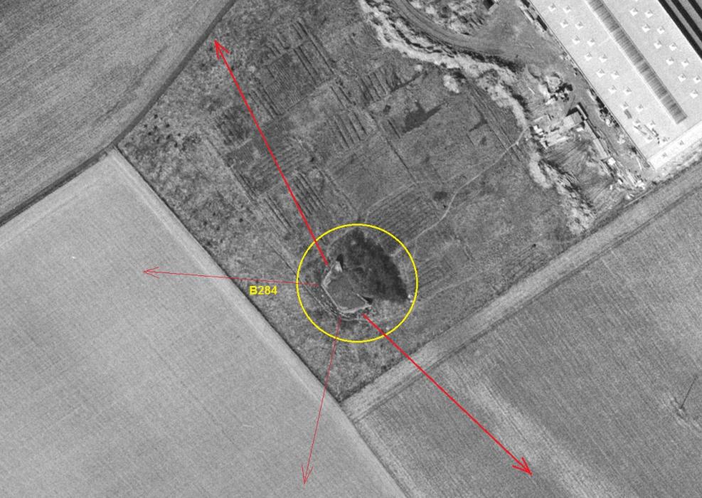 Ligne Maginot - B284 - BEAULIEU Nord - (Blockhaus pour canon) -  - IGN - Géoportail 1965