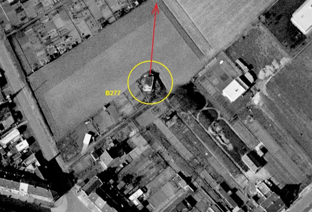 Ligne Maginot - B277 - FLEURY Nord - (Blockhaus pour canon) -  - IGN - Géoportail 1965