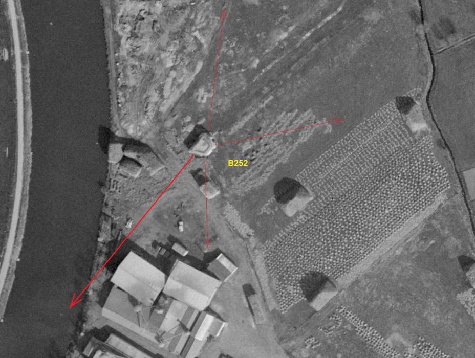 Ligne Maginot - B246 - Le MOLINEL - (Blockhaus pour canon) -  - IGN - Géoportail 1965