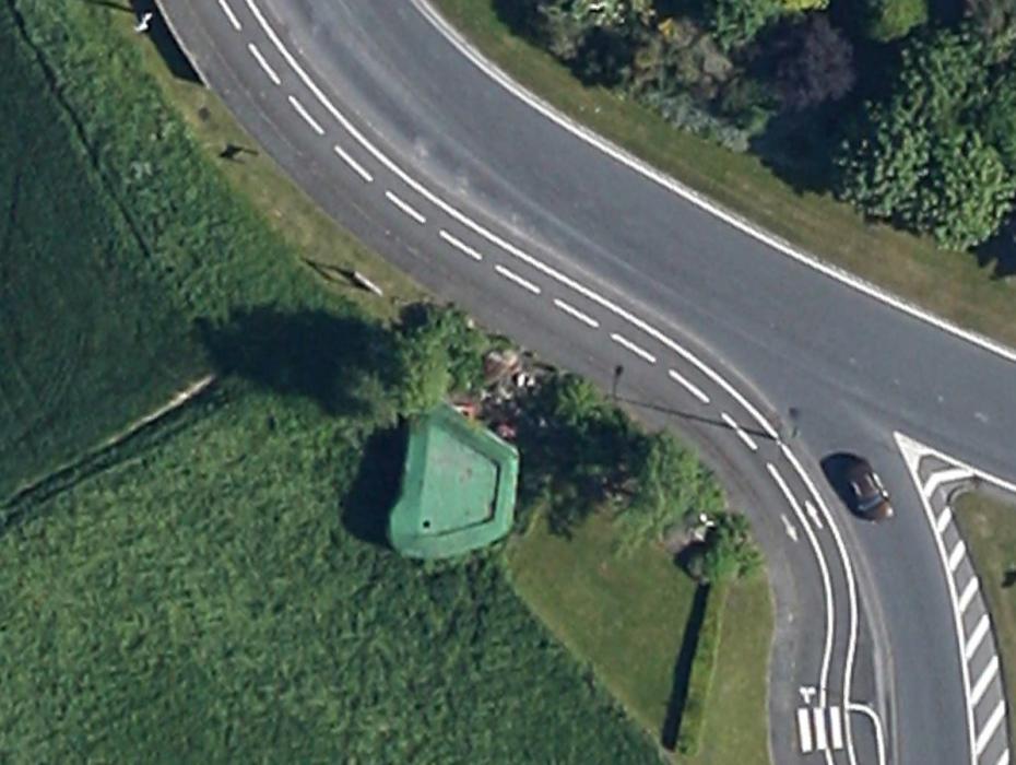 Ligne Maginot - B254bis - PONT du FORET (Blockhaus pour canon) -  - Google Earth