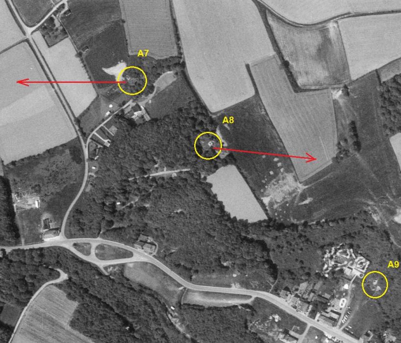 Ligne Maginot - A8 - PUDEFORT EST - (Casemate d'infanterie) -  - IGN - Géoportail 1970