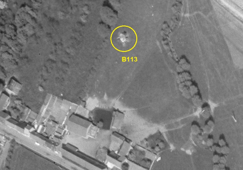Ligne Maginot - B113 - STEENVOORDE Est 2 - (Blockhaus pour canon) -  - IGN - Géoportail 1964