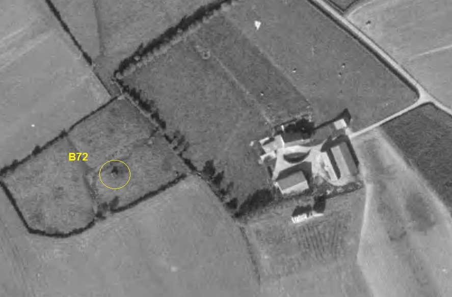 Ligne Maginot - B72 - BEVEREN HOUCK (Blockhaus pour arme infanterie) -  - IGN - Géoportail 1972