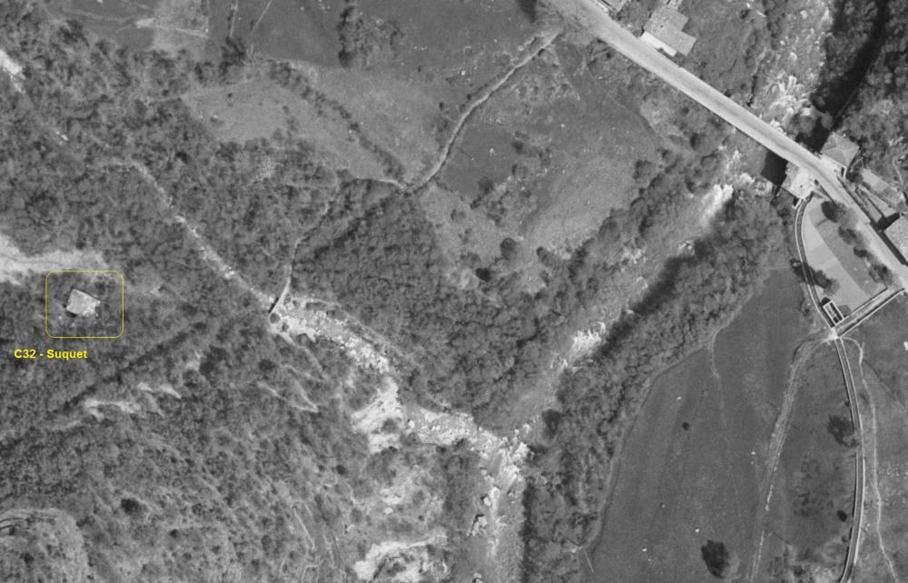Ligne Maginot - E5 - LE SUQUET - (Casemate d'infanterie - Simple) -  - IGN - Géoportail 1962