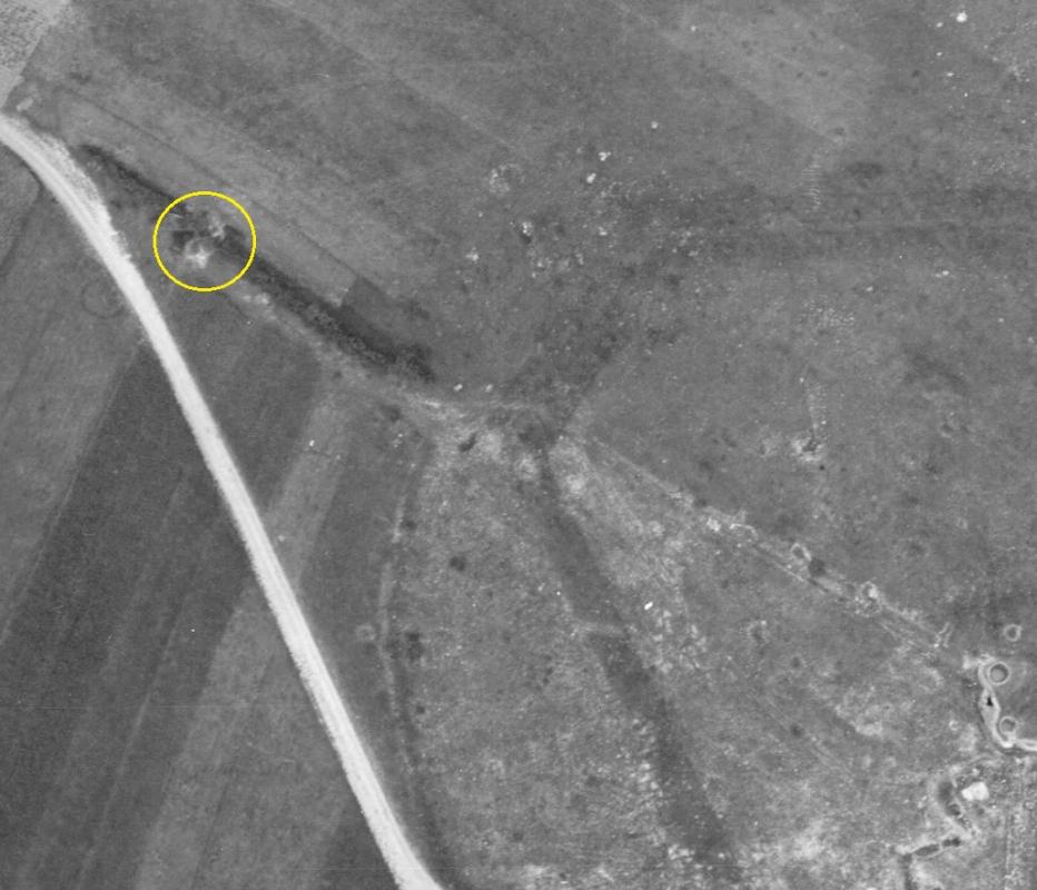 Ligne Maginot - HAUT POIRIER Est (Observatoire d'artillerie) -  - IGN - Géoportail 1950
