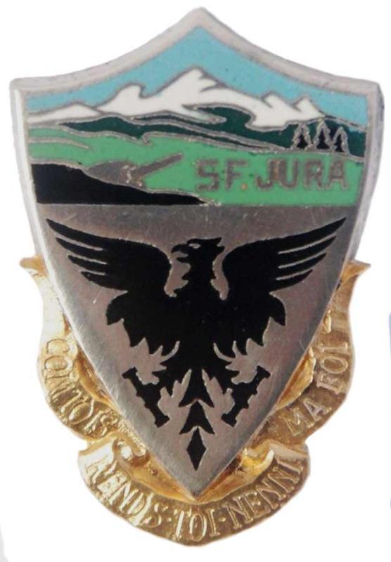 Ligne Maginot - Insigne du Secteur Fortifié du Jura - 