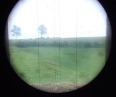 Ligne Maginot - Lunette de visée APX L723 - Lunette pour tourelle pour deux armes mixtes
Vue du réticule