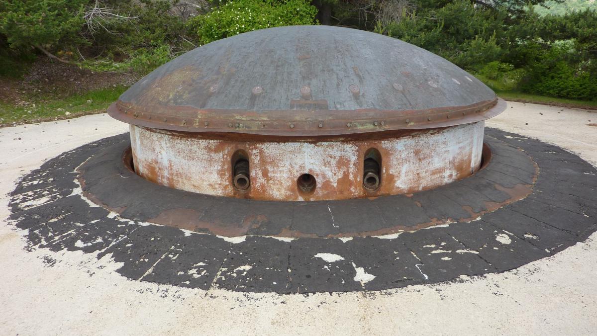 Ligne Maginot - MONTE GROSSO (MG) - E02 - (Ouvrage d'artillerie) - Bloc 5
Tourelle de 75 - ELLENA-CUNY