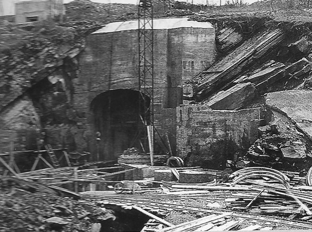 Ligne Maginot - AGAISEN (AN) - E03 - (Ouvrage d'artillerie) - La construction de l'ouvrage (1933) - inconnu