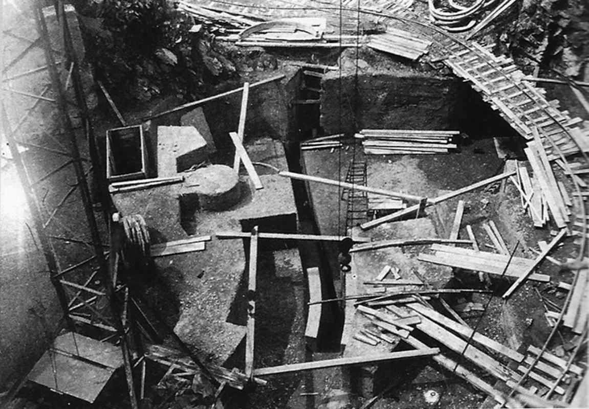 Ligne Maginot - AGAISEN (AN) - E03 - (Ouvrage d'artillerie) - La construction de l'ouvrage (1933) - inconnu